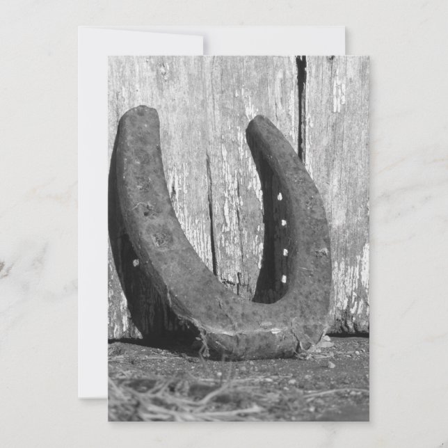 invitation fer à cheval (Devant)