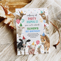 Ferme Barnyard Party Animaux Ballons Garçon Annive