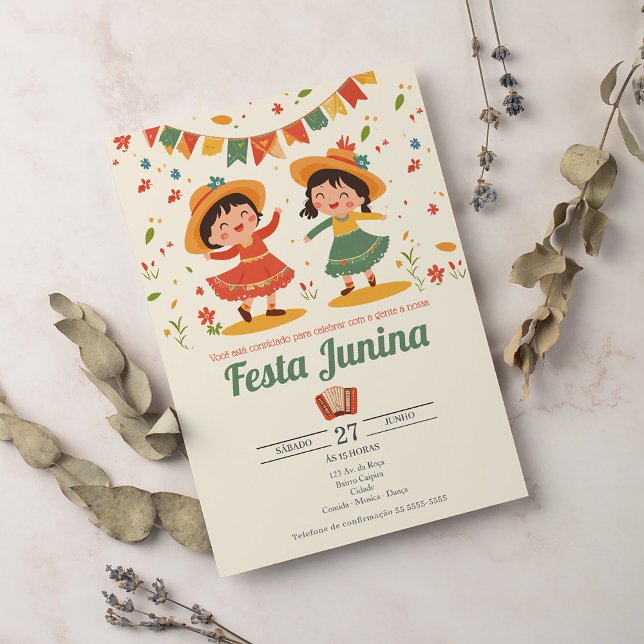 Invitation Festa Junina (Créateur téléchargé)