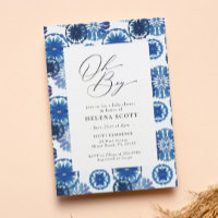 Festival Blue Tie Dye Baby shower