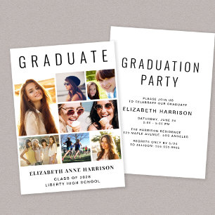 Invitation Festival de collage photo moderne