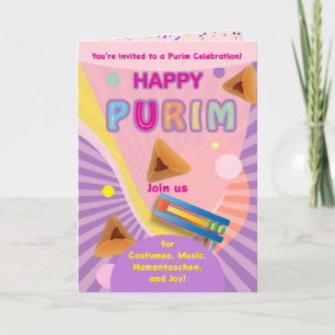Invitation Festival de Purim 2026