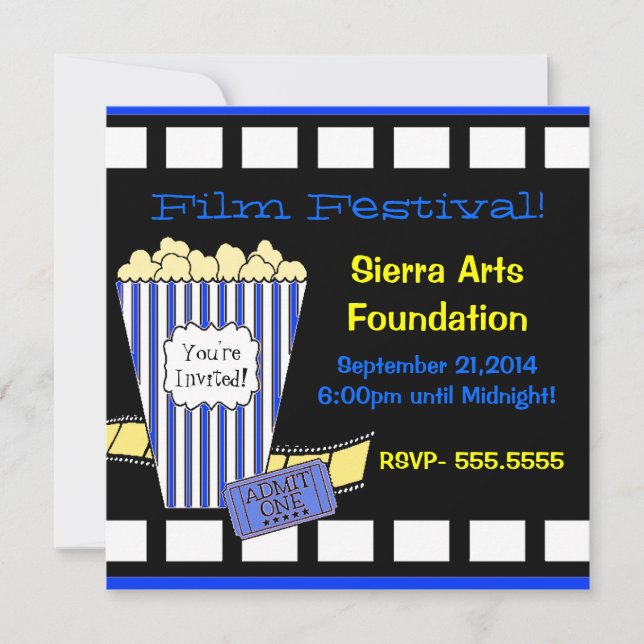 Invitation Festival du film (Devant)