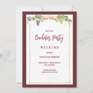 Invitation Festival du Vin