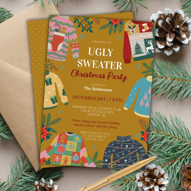 Invitation Festive Bureau de Travail d'entreprise Funny Fêtes (fun corporate holiday party invitation for fetive office work non religious christmas party invites)