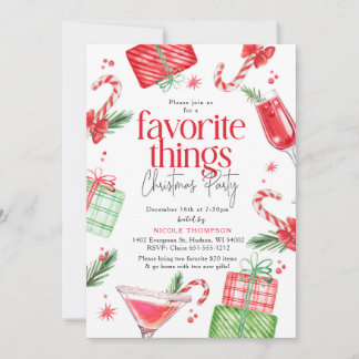 Invitation Festive Favoris