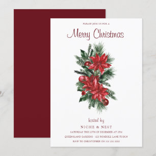 Invitation Festive Joyeux Noël