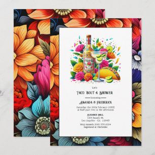 Invitation Fête Amusante Tacos & Téquila Réception de Couple