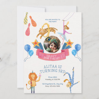 Invitation fête anniversaire