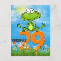 Fête anniversaire de l'année bissextile