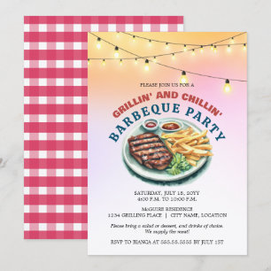 Invitation Fête BBQ