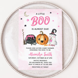 Invitation Fête bébé: un peu de rose