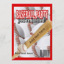 Fête blanche et rouge du Baseball