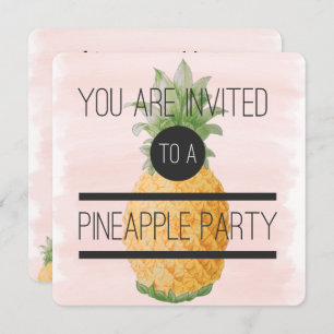 Invitation Fête branchée et amusante de l'ananas