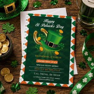 Invitation Fête chanceuse de la Saint-Patrick