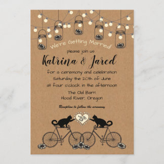 Invitation Fête, Chats, Vélos et Marguerites