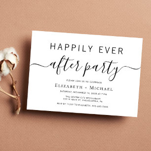 Invitation Fête chic après mariage