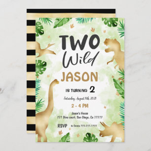 Invitation Fête Comme Un Dinosaure, Anniversaire Des Dinosaur