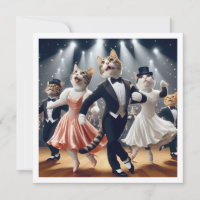 Fête costumée, Fête de danse de salle de bal, Chat