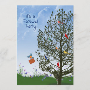 Invitation Fête d'adieu pour collègue
