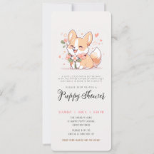 fête d'adoption de chien fête prénatale pour chiot