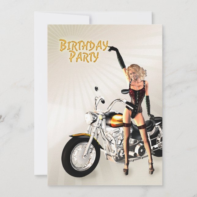 Invitation fête d'anniversaire (Devant)