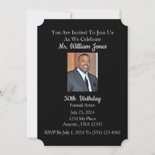 Invitation Fête d'anniversaire