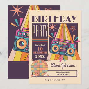 Invitation Fête d'anniversaire