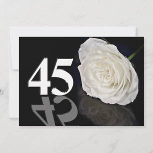 Invitation fête d'anniversaire 45 ans