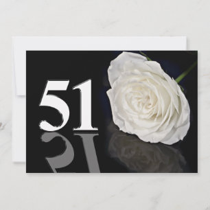 Invitation fête d'anniversaire 51 ans