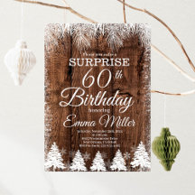 Fête d'anniversaire 60 ans d'hiver