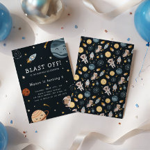 Fête d'anniversaire aventure spatiale pour enfants