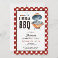 Fête d'anniversaire BBQ 50 ans Adultes
