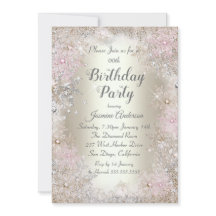 Fête d'anniversaire Beige or rose Fête d'hiver