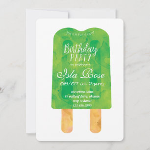 Invitation Fête d'anniversaire Bonjour l'été