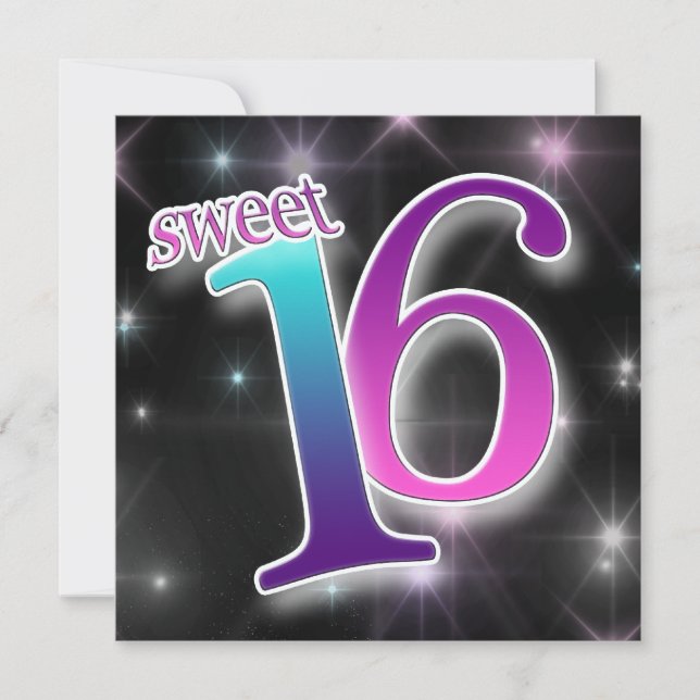 Invitation Fête d'anniversaire d'amusement et de bonbon (Devant)