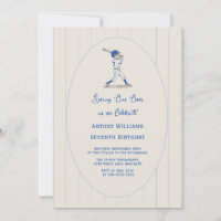 Fête d'anniversaire de baseball Swing on Over 7 an