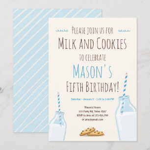 Invitation Fête d'anniversaire de Blue Boy Boy
