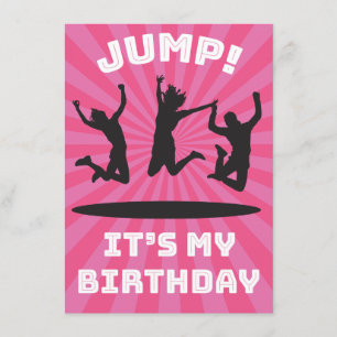 Invitation Fête d'anniversaire de Chambre de rebond du