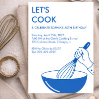 Fête d'anniversaire de cuisine Chef Foodie Culinai