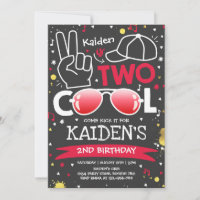 fête d'anniversaire de deux Cool Je suis deux Cool