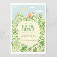 fête d'anniversaire de Dino-mite