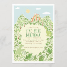 fête d'anniversaire de Dino-mite