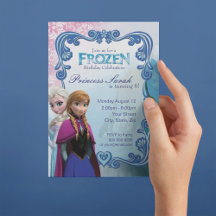 Fête d'anniversaire de Disney congelée