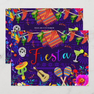 Invitation Fête d'anniversaire de Fiesta Cinco De Mayo
