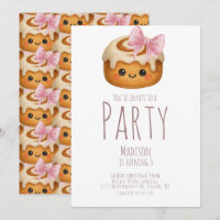 Fête d'anniversaire de fille aux petits pains à la