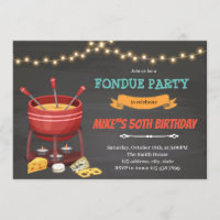Fête d'anniversaire de Fondue