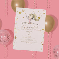 Fête d'anniversaire de gymnastique blonde Tumble &