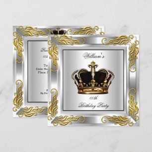 Invitation Fête d'anniversaire de la Couronne d'argent du pri
