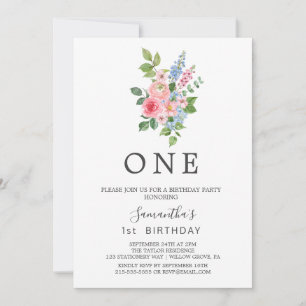 Invitation Fête d'anniversaire de la première floraison de ce